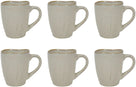 Cookinglife Kaffeetassen Linen Beige 340 ml – 6 Stück