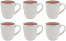 Cookinglife Kaffeetassen Nola Rosa 330 ml – 6 Stück