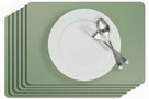 Cosy & Trendy Tischsets Lederlook Basil 43 x 30 cm - 6 Stück