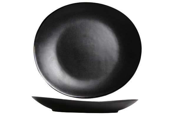 Schwarze Speiseteller