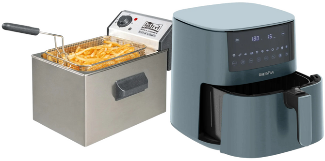 Heißluftfritteuse & Fritteuse
