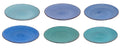 Cookinglife Speiseteller Delice Blau ø 26,5 cm - 6 Stück