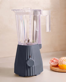 Alessi Standmixer Plissé Grau - 1.5 Liter - 700 W - Michele de Lucchi - MDL09 G