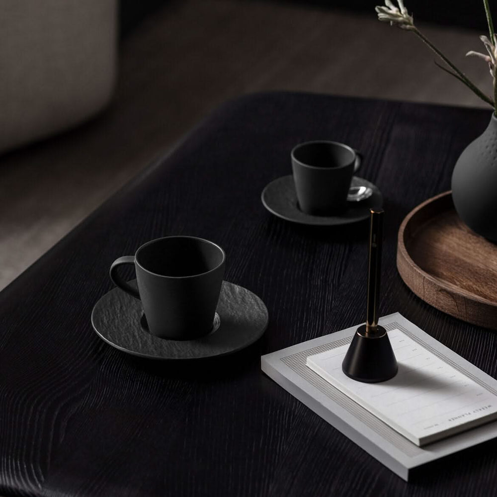 Villeroy & Boch Kaffeetasse Manufacture Rock - Schwarz - 160 ml