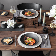 Villeroy & Boch Teller Manufacture Rock - Schwarz - ø 16 cm