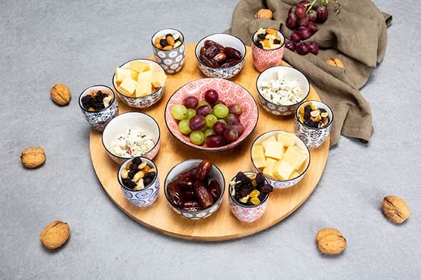 Cosy & Trendy Servierset (Servierplatte + Schalen) Delirio 14-teilig