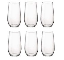 Cocktail-Set Vanessa - Karaffe 1,6 L mit 6 Longdrinkgläsern 390 ml, Barlöffel & Eiswürfelform