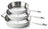 Beka Bratpfannenset Maestro 5-Ply 3-teilig Ø 20. 24 und 28 cm – geeignet für alle Wärmequellen – ohne Antihaftbeschichtung