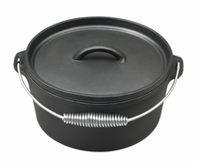 Blackwell Bräter Gusseisen / Dutch oven mit Deckel - ø 25 cm / 4 Liter - ohne Antihaftbeschichtung