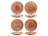 Cookinglife Speiseteller Rhythm & Lines ø 26,5 cm - 4 Stück
