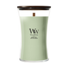 WoodWick Duftkerze Large Matcha Zest - 18 cm / ø 10 cm - Duftkerze im Glas - Holzdocht