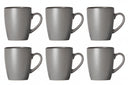 Cosy & Trendy Tassen mit Henkel - Speckle Grau - 350 ml - 6 Stück