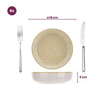 Cosy & Trendy Tiefe Teller Baltic Luna ø 18 cm - 6 Stück
