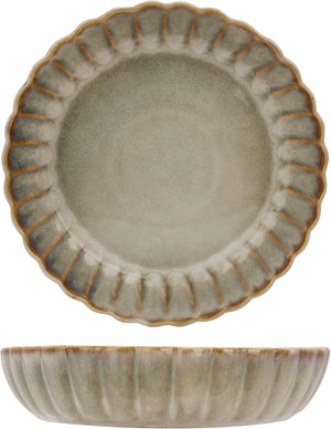 Cosy & Trendy Tiefe Teller / Pastateller - Astera Pearl Beige - ø 22 cm - 4 Stück