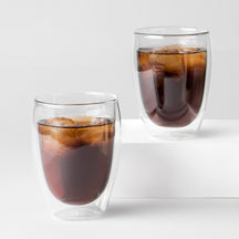 Bodum Doppeltwandige Kaffee- und Teegläser Pavina - Patentiertes Ventil - 350 ml - 6 Stück