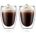 Bodum Doppeltwandige Kaffee- und Teegläser Pavina - Patentiertes Ventil - 320 ml - 2 Stück