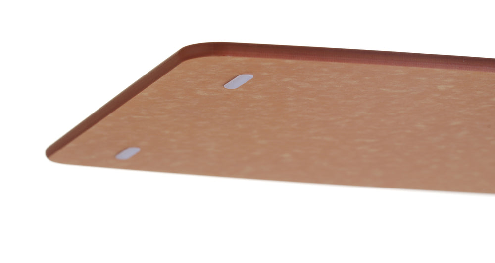Hendi Snijplankenset antislip - vaatwasserbestendig - bruin houtvezel - 3-delig