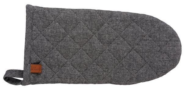 Cosy & Trendy Ofenhandschuh Stoff Schwarz Chambray