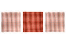 Cosy & Trendy Spültuch Stoff Rost 30 x 30 cm - 3-teilig