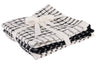 Cosy & Trendy Spültuch Stoff Schwarz Chambray 30 x 30 cm - 3-teilig