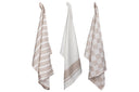 Cosy & Trendy Geschirrtücher Stoff Sand 50 x 70 cm - 3-teilig
