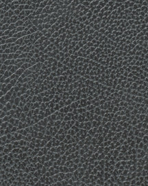 LIND DNA Tischsets Hippo - Leder - Schwarz Anthrazit - Curved - 44 x 37 cm - 2 Stück