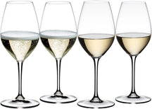 Riedel Champagnergläser / Weißweingläser Wine Friendly - 440 ml - 4 Stück