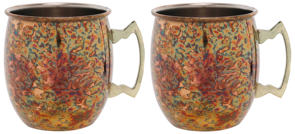 Cosy & Trendy Moscow Mule Cocktailbecher - Antik Kupfer - 450 ml - 2 Stück