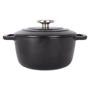Cosy & Trendy Braadpan met deksel Fontestic Gietijzer Black ø 20 cm / 2.7 Liter