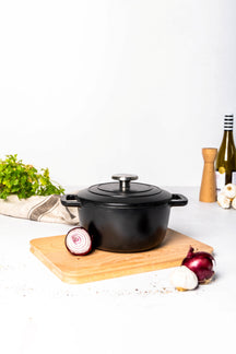 Cosy & Trendy Braadpan met deksel Fontestic Gietijzer Black ø 20 cm / 2.7 Liter - sfeerbeeld 3