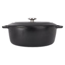 Cosy & Trendy Bräter Fontestic Gusseisen Schwarz Oval – 31 x 24 cm – Emailliert