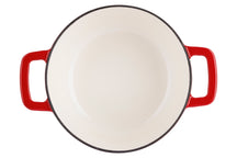 Cosy & Trendy Braadpan met deksel Fontestic Gietijzer Traditional Red ø 20 cm / 2.7 Liter - binnenkant