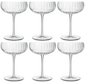 Luigi Bormioli Champagnergläser – Flöten – Champagner-Coupé – Speakeasies – 300 ml – 6er-Set