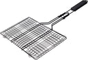 Cookinglife BBQ Hamburgergrill Fire & Flavour 32,5 x 22 cm - Antihaft Metall