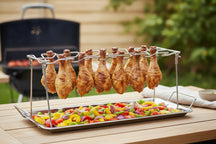 Cookinglife BBQ Hähnchenflügelhalter Fire & Flavour - Metall - Für 12 Stück Grillen