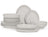 BerlingerHaus Geschirrset Matt Creme Oval - 18-teilig / 6 Personen - 6 Speiseteller, 6 Frühstücksteller und 6 Suppenteller