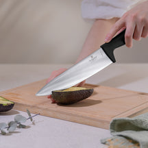 BerlingerHaus Messerblock Schwarz Roségold 10-teilig - Kochmesser, Brotmesser, Santokumesser, Officemesser, Schälmesser & 4 Steakmesser