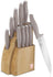 BerlingerHaus Messerblock Taupe 10-teilig - Kochmesser, Brotmesser, Santokumesser, Officemesser, Schälmesser & 4 Steakmesser