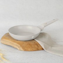 BerlingerHaus Topfset Matt Creme 7-Teilig - Kochtopf ø 20, 24, 28 cm & Bratpfanne ø 20, 24 cm - geeignet für alle Wärmequellen