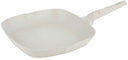BerlingerHaus Grillpfanne Matt Creme 28 x 28 cm - geeignet für alle Wärmequellen - Standard Antihaftbeschichtung