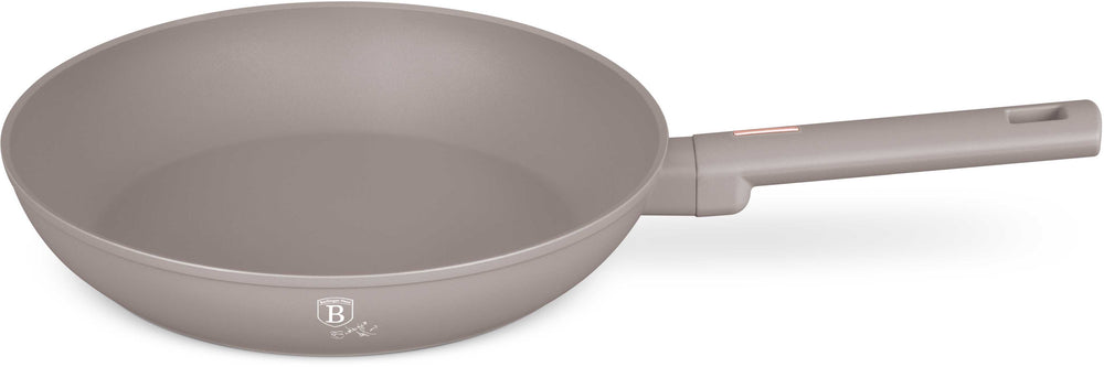 BerlingerHaus Bratpfanne Taupe ø 28 cm - geeignet für alle Wärmequellen - Standard Antihaftbeschichtung