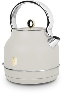 BerlingerHaus Wasserkocher Matt Crème - mit Thermometer - 1.7 Liter - 2200W