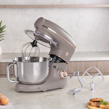 BerlingerHaus Multifunktionale Küchenmaschine Taupe - 4-in-1 - 1500W
