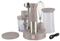 BerlingerHaus Kabelloses Stabmixer Set Matt Taupe – 6-in-1 – 800 W