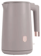 BerlingerHaus Wasserkocher Doppelwandig Taupe - 1,7 Liter - 1800W