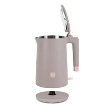 BerlingerHaus Wasserkocher Doppelwandig Taupe - 1,7 Liter - 1800W