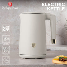 BerlingerHaus Wasserkocher Doppelwandig Matt Creme - 1.7 Liter - 1800W