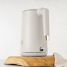 BerlingerHaus Wasserkocher Doppelwandig Matt Creme - 1.7 Liter - 1800W