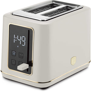 BerlingerHaus Toaster Digital Matt Creme - 2 Schlitze - 870W