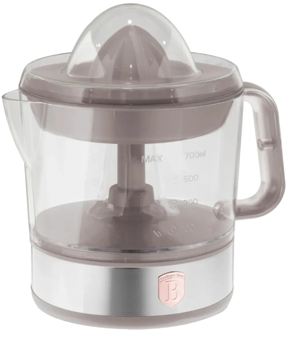 BerlingerHaus Elektrische Zitruspresse / Orangenpresse Matt Taupe - 0,7 L - 40 W